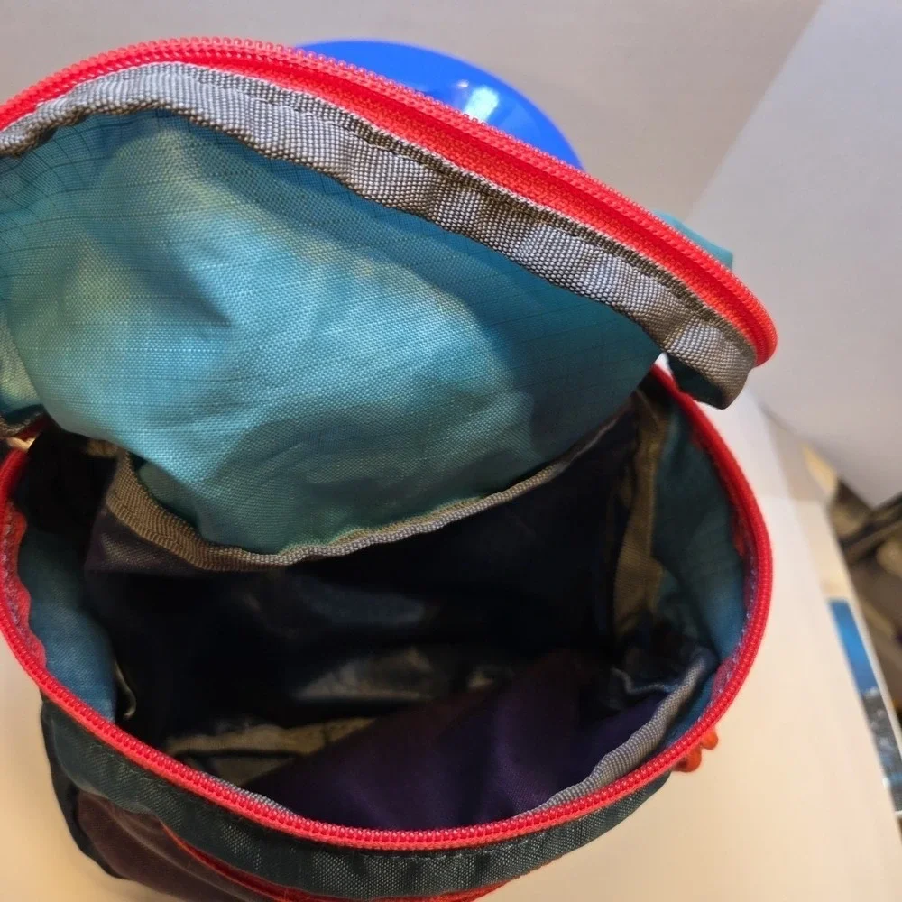 Eddie Bauer Self Convertible Stowaway Waist‎ Pack Fanny Pack Teal Purple